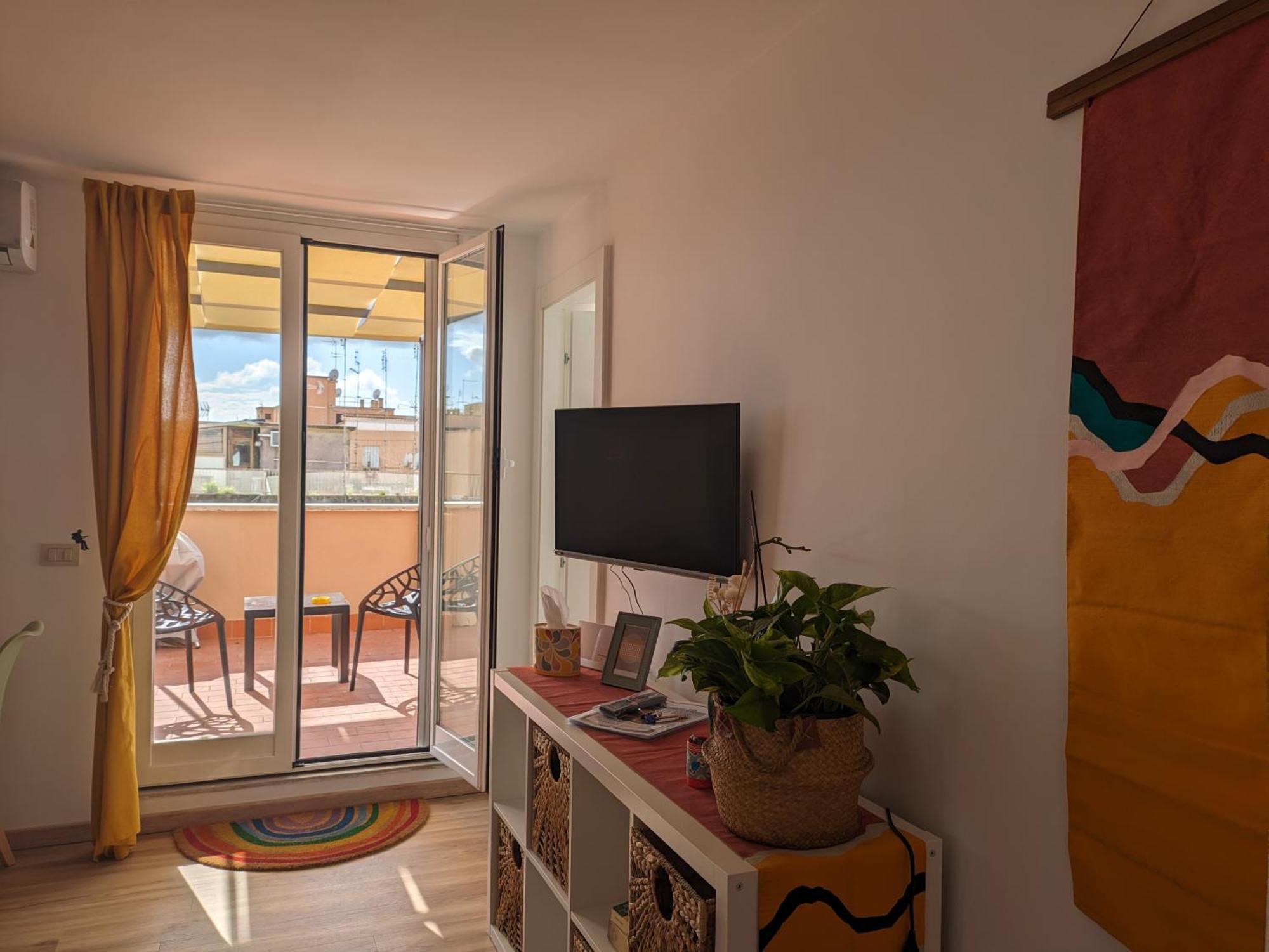 Casetta Sole, Superattico Con Terrazzo Vicino San Pietro, New Rzym Zewnętrze zdjęcie